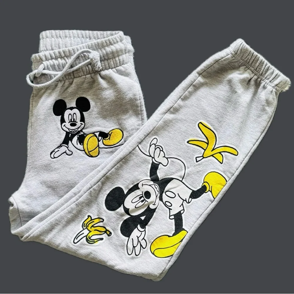 Disney Mickey Mouse Gray Joggers - Picture 2 of 11